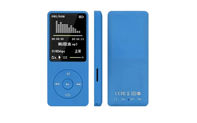Fashion Portable Lcd Screen Fm Radio Video Games Movie Mp3 Mp4 Player Mini Walkman, 4gb, 8gb - 4gb Blue