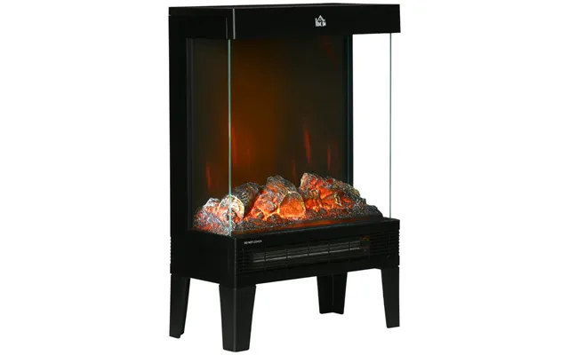 Fireplace Heater - Quiet Led Flame Effect Overheating Protection 1000 2000w