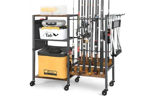 Fishing Rod Holder Organizer - Store 12 Rods