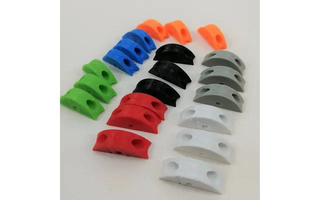 Fishing Rod Hook Holder Keeps Sharp Hooks Safely Out Of The Way Set Of 3 - White