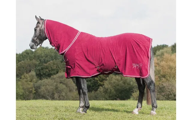 Fleece Rug With Neck Cover - Burgundy