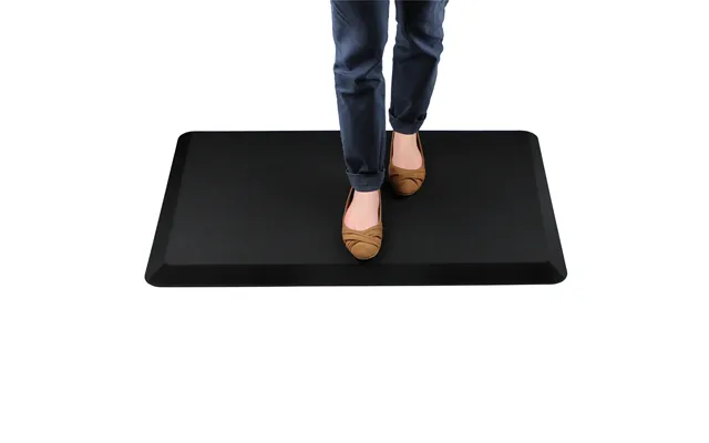 Floortex Black Standing Comfort Mat - 40 X 60cm