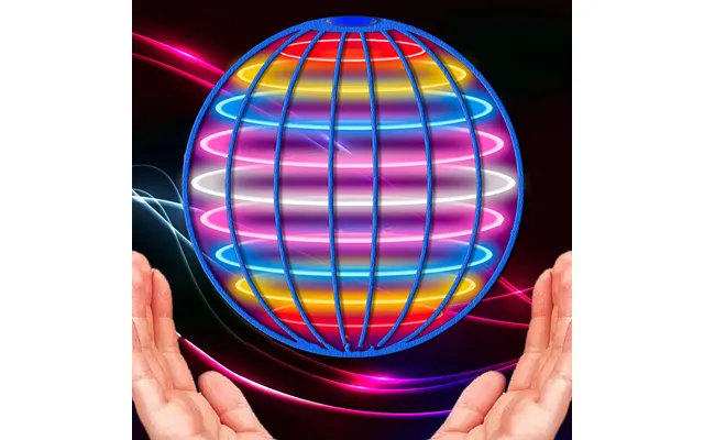 Flying Boomerang Ball Drone - Magic Led Hover Orb Spinner Toy For Kids & Family, Flying Ball With Lights