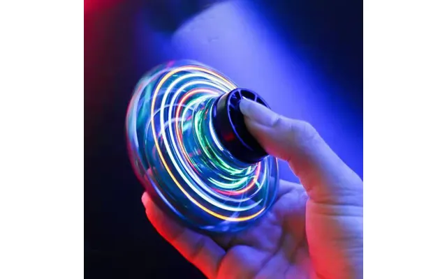 Flying Spinner Ufo Mini Drone - Magic Boomerang Levitation Toy With Led Lights, Light-up Hover Ball For Kids & Adults