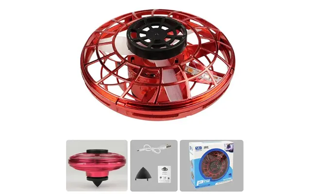 Flying Spinner Ufo Mini Drone - Magic Boomerang Levitation Toy With Led Lights, Light-up Hover Ball For Kids & Adults