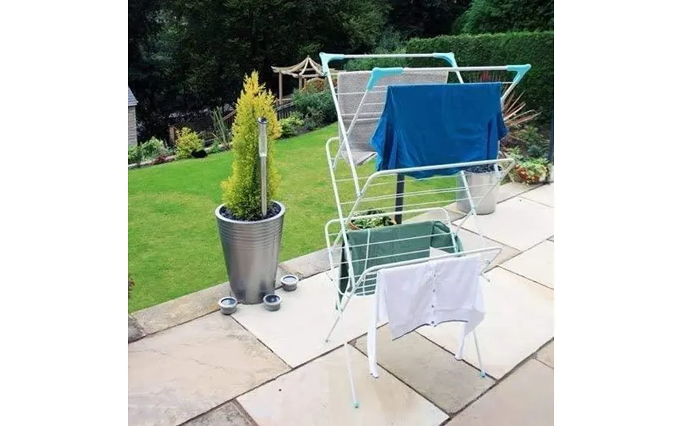 Foldable 3 Tiers Airer Laundry Racks Baby Clothes Drying Indoor Expandable Clothes Drying Rack Indoor And Outdoor