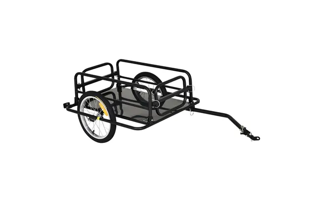 Folding Bike Cargo Trailer Extra Storage Carrier-black product image