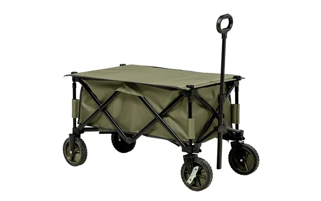 Folding Garden Trolley Collapsible, Steel, Camping Trolley With Board - Best Quality, 100kg Load