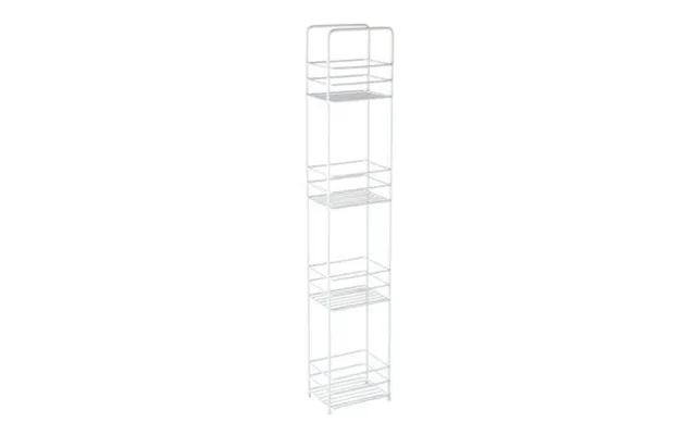 Four Tier White Rectangular Storage Caddy Dara