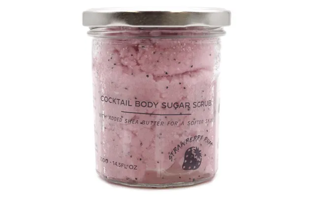 Fragranced Sugar Body Scrub - Strawberry Rum 300g