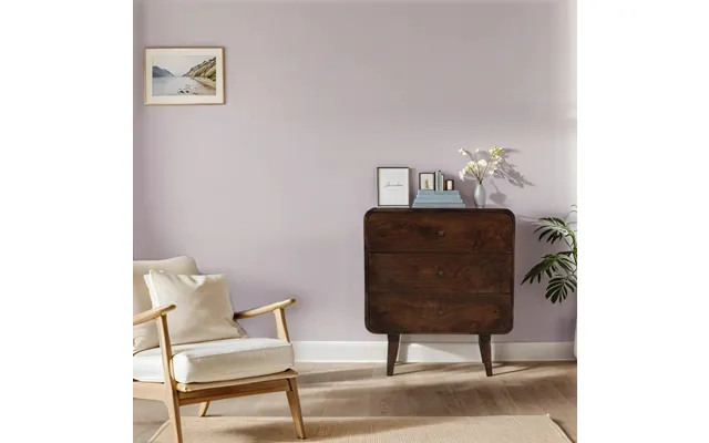 Franklin Dark Mango Wood Chest Of 3 Drawers product image