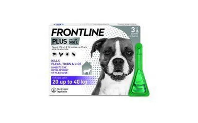 Frontline Plus Large Dog - 3 Pipettes, 3's
