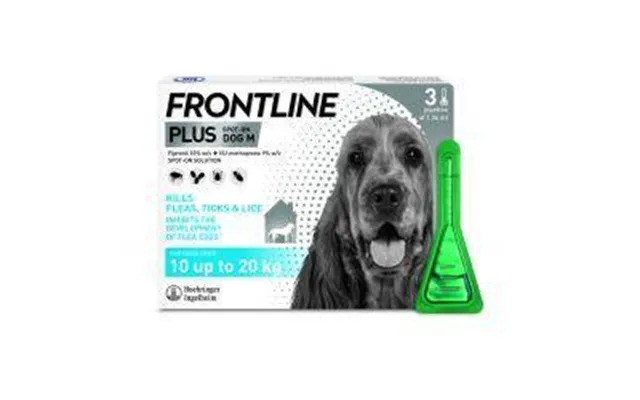 Frontline Plus Medium Dog - 3 Pipettes, 3's