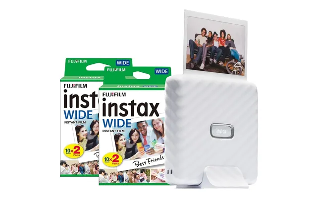 Fujifilm Instax Link Wide Printer - Ash White