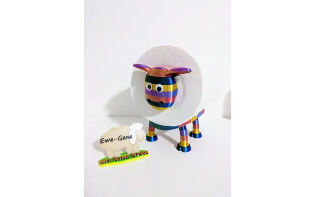 Funny Sheep Universal Toilet Roll Holders Rainbow & Black Sheep - 1 X Ewe-gene product image