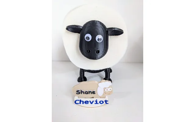 Funny Sheep Universal Toilet Roll Holders Rainbow & Black Sheep - 1 X Shane product image