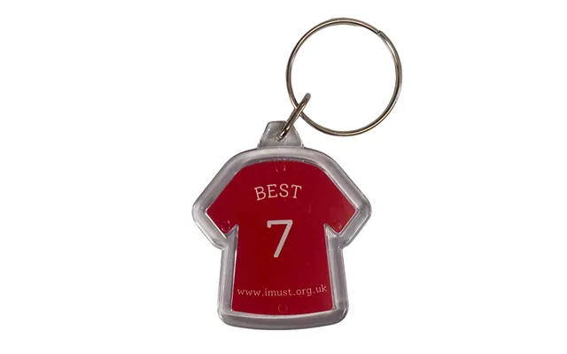 George Best Player Keyring