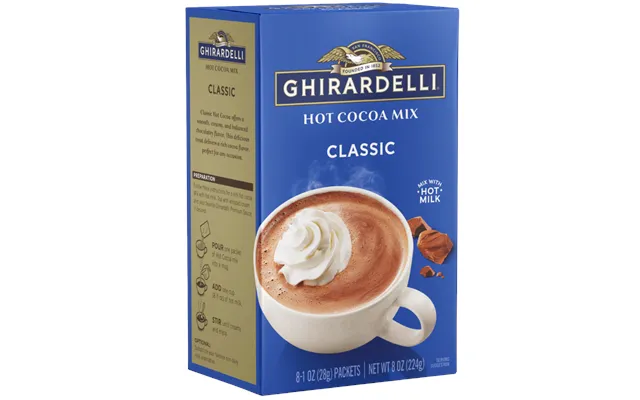 Ghirardelli Classic Hot Cocoa Mix 8x 1oz Sachets
