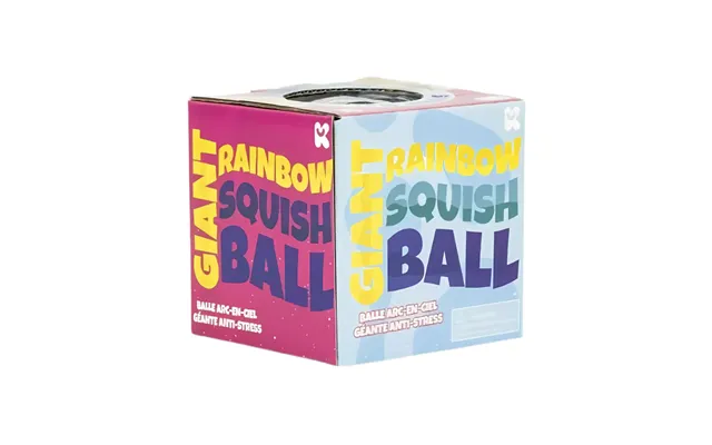 Giant Rainbow Squish Ball