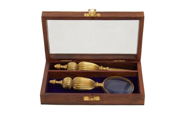 Gold Finish Magnifying Glass And Letter Opener Churchill