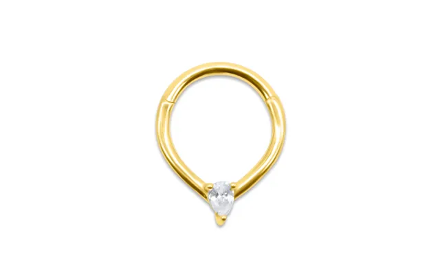 Gold Luna Septum Ring