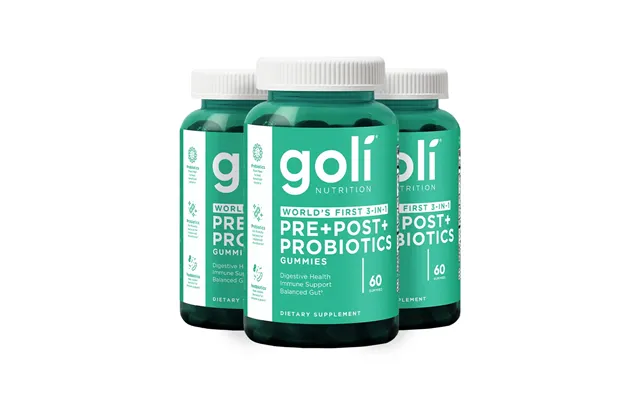 Goli Pre Post Probiotics Gummies 180 Count 3-in-1 Gluten-free - Vegan product image