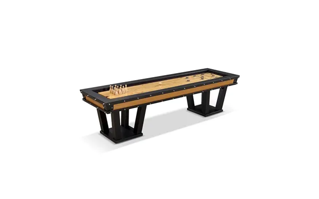 Grand Shuffleboard Black - Beige Metal 300 X 90 X 75 Cm