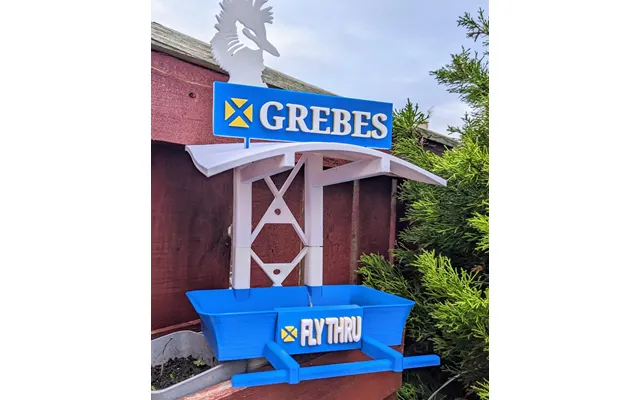 Grebes Garden Bird Feeding Station - Garden Bird Seed Feeder Quirky Outdoor Decor