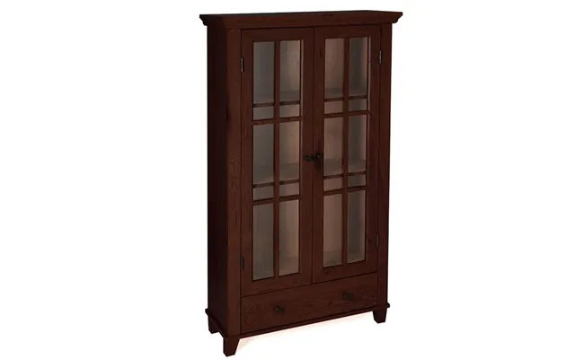 Greenhurst Display Cabinet - Media Storage With Shelving And Drawer