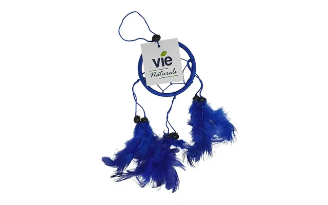 Handcrafted Blue Dream Catcher With 6cm Ring & Bead