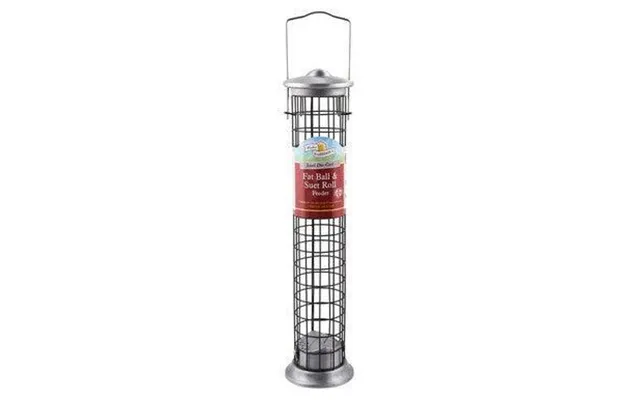 Harrisons Steel Die Cast Suet Roll And Fat Ball Feeder 40cm