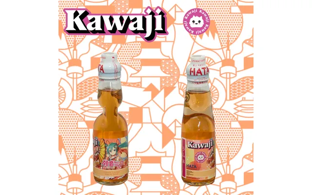 Hatsune Miku Orange Flavour Ramune Soda 200ml - Single Bottle