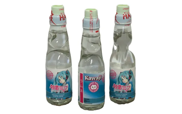Hatsune Miku Original Ramune Soda 200ml - Three Bottles