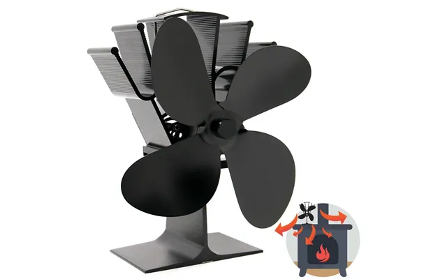 Heat Powered 4 Blade Stove Fan M&w product image