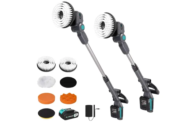 Heavy Duty 20v Cordless Spin Scrubber Power Cleaning Brush Bluemars