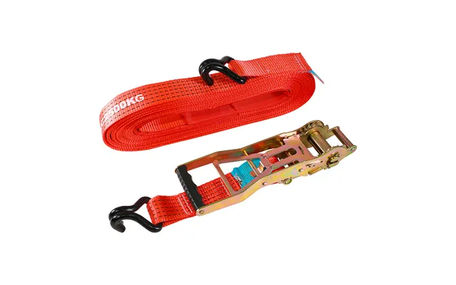 Heavy Duty Ratchet Strap With J-hooks 15m