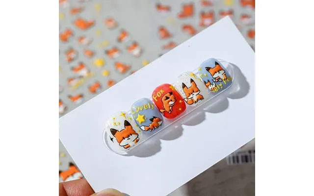 Hello Claws Fox Star Nail Deco Sticker product image