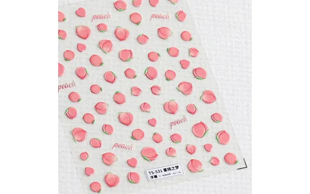 Hello Claws Fruit Nail Deco Sticker - Peach product image