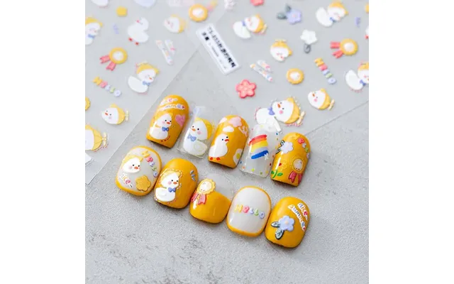 Hello Claws Kawaii Duck Nail Deco Sticker product image