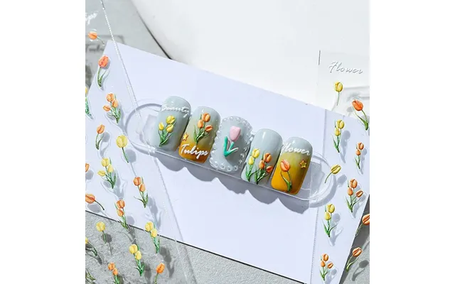 Hello Claws Spring Tulip Nail Deco Sticker product image