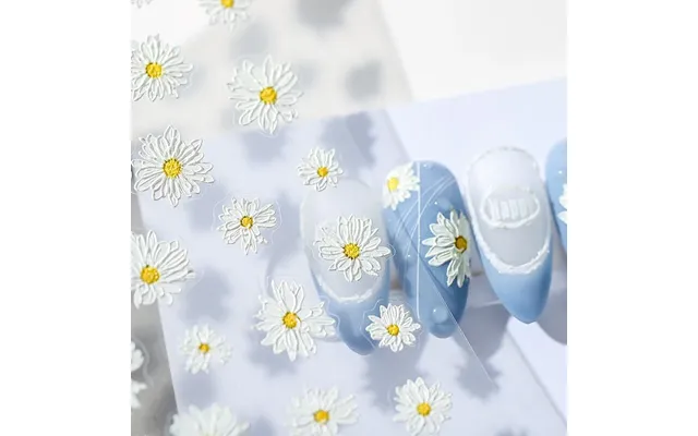 Hello Claws White Daisy Nail Deco Sticker product image