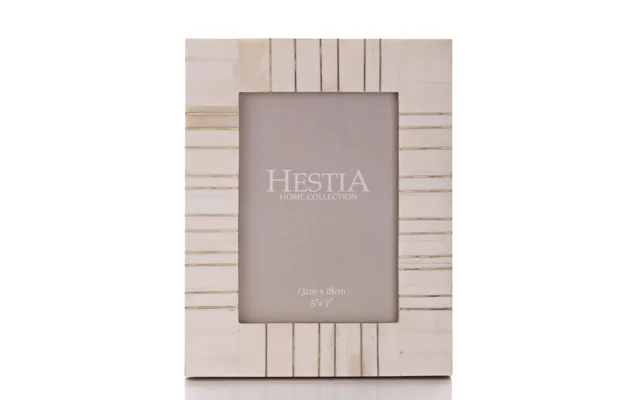 Hestia Bone Design Brass Inlay Photo Frame 5 X 7