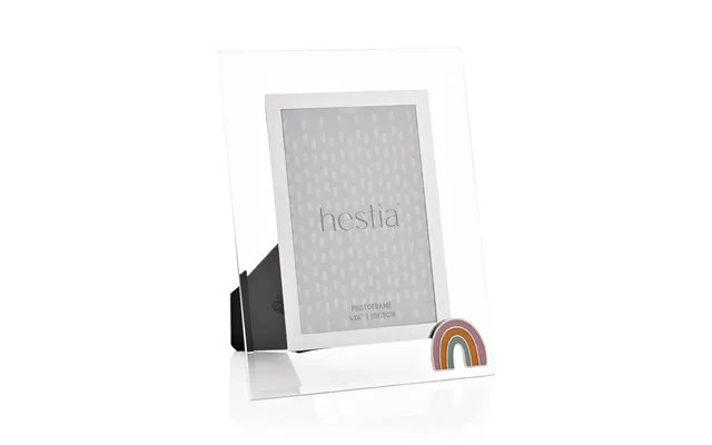 Hestia Glass Photo Frame With Rainbow Icon 4 X 6