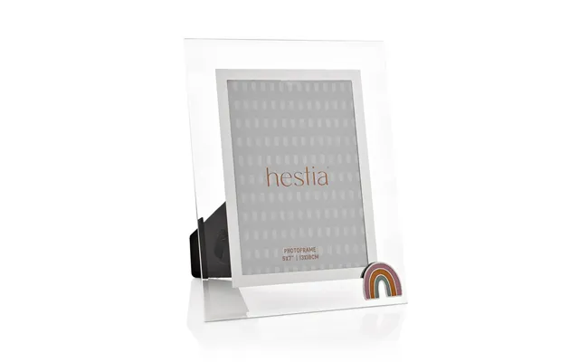 Hestia Glass Photo Frame With Rainbow Icon 5 X 7