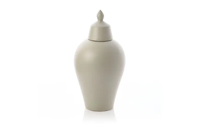 Hestia Pale Grey Lidded Jar 31cm