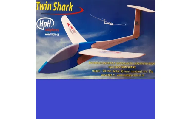 Hiesbok Hph Twin Shark Model Sailplane Kit - Chuck Glider