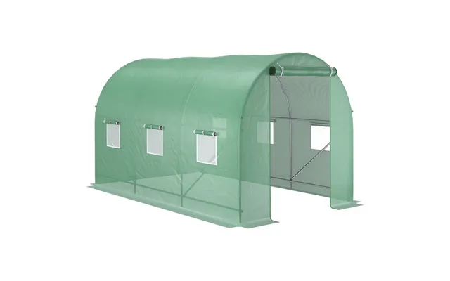 High-quality 3.5x3x2m Polytunnel Greenhouse Tent W Pe Cover - Perfect For Home Gardening product image