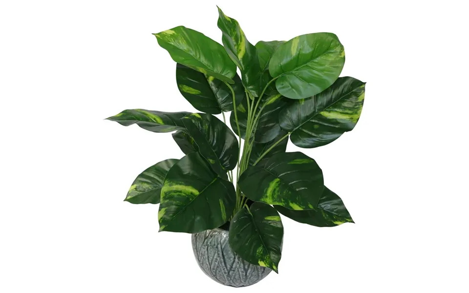 High-quality 60cm Artificial Devil's Ivy Scindapsus Aureus Plant - Realistic Foliage, Ready-potted