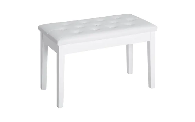 High-quality Digital Keyboard Piano Bench Makeup Padded Seat Stool - White