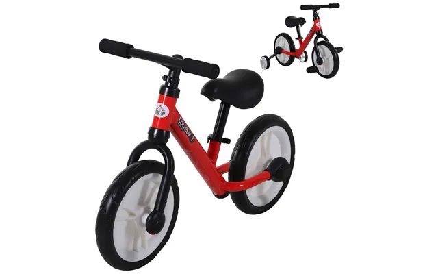 Homcom 11 Inch Kids Balance Bike Training Pedal Bicycle W Removable Stabilizers Eva Tyres Adjustable Seat Height 2 To 5  product image